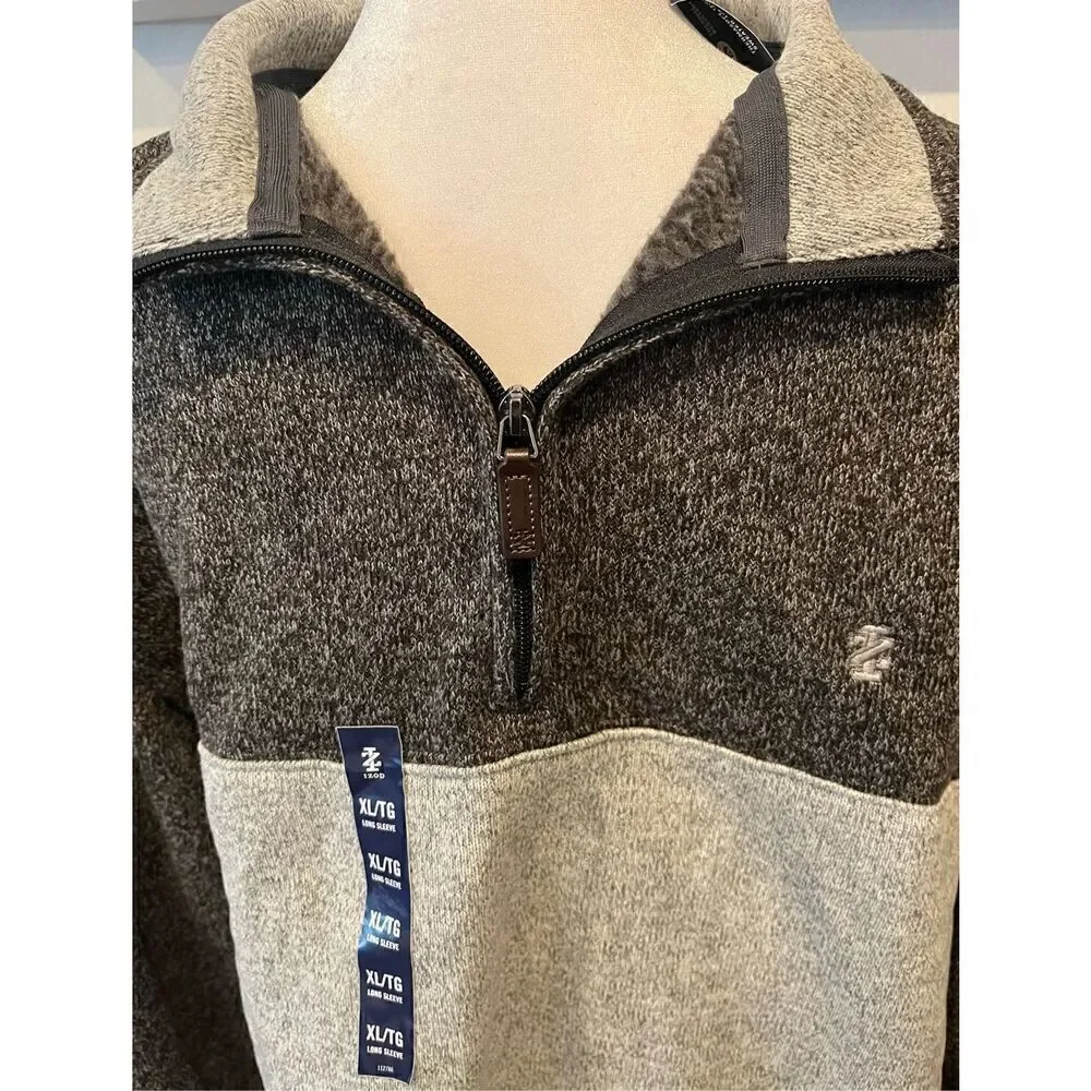 IZOD Fleece Quarter Zip Sweater